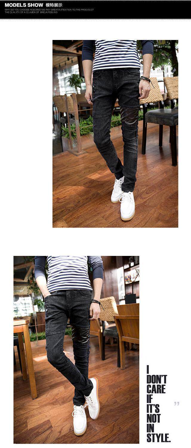 Pantalon cuir homme pour adolescent pour automne - Ref 1493483 Image 43