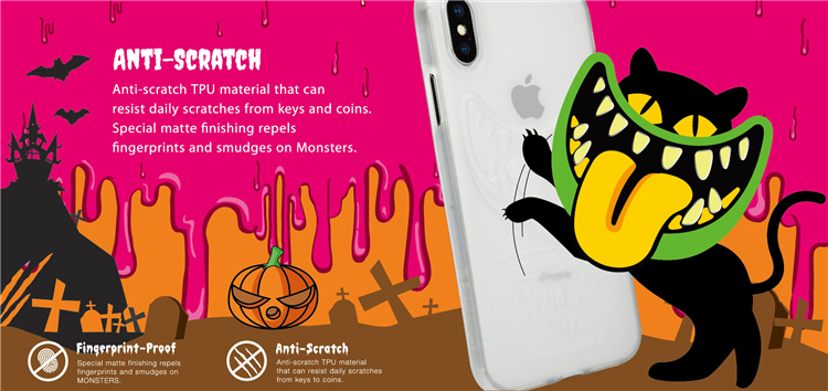 SwitchEasy Monsters 3D Stereo Effect Anti-Scratch TPU Case Cover for Apple iPhone