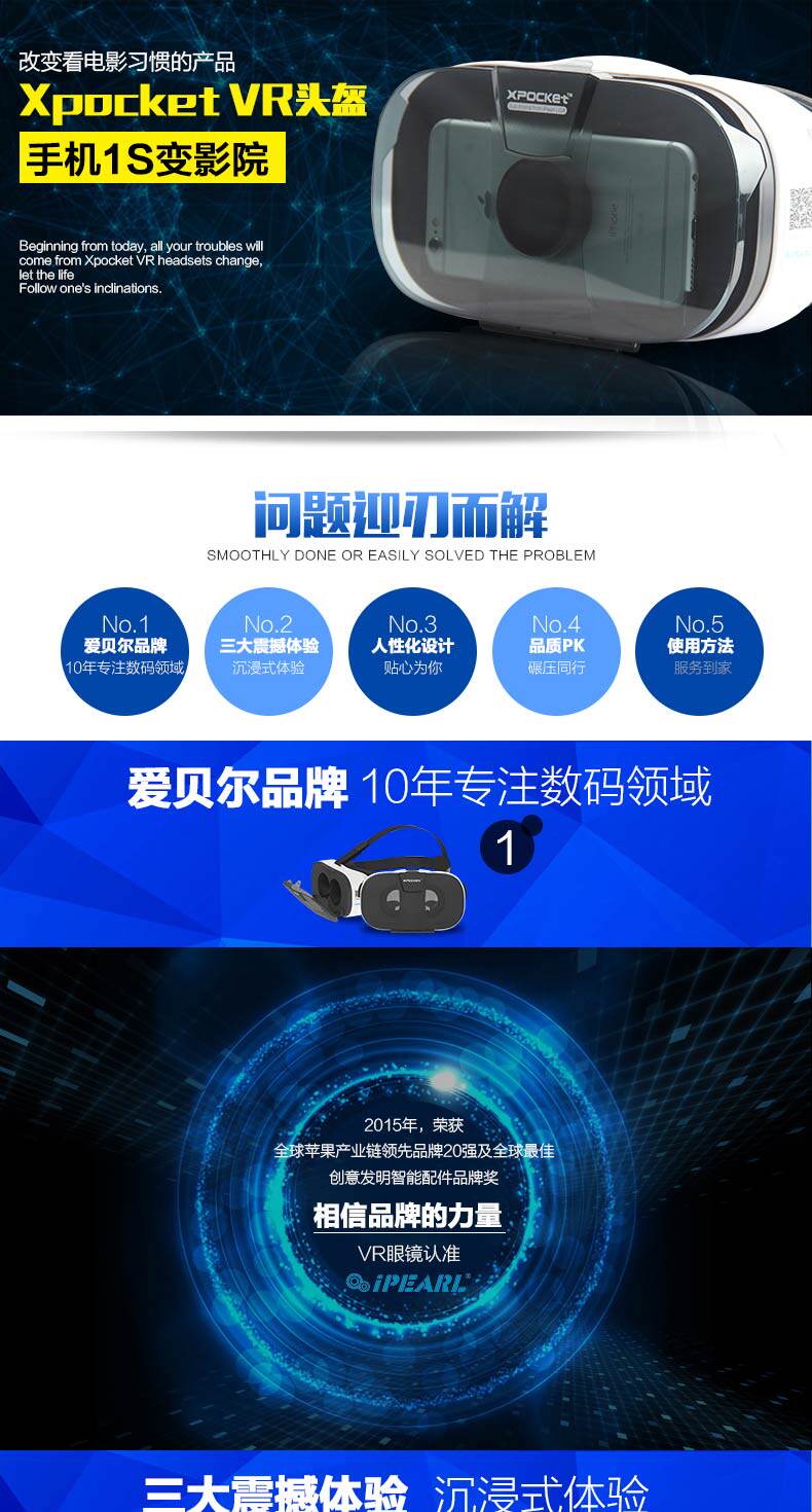 Lunettes VR ou 3D IPEARL - Ref 1228209 Image 7