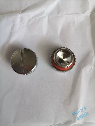 G1/4 2 -Точка блокировки резервуара для воды заблокированный чистый медный материал для воды охлаждение водой DIY с силиконовым герметичным кольцом