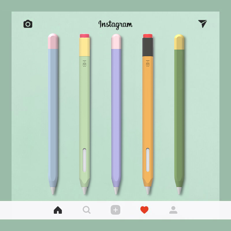 Pzoz Is Suitable for Apple Pencil Case, First Generation Pencil, Second Generation Ipencil Protective Case, Ultra-Thin Applepencilpro Silicone Pro Protective Case, iPad Pencil