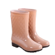 New mid-tube plus velvet rain boots, rain boots, waterproof shoes, rubber shoes, overshoes, water boots, women's fashionable adult non-slip high tube rain boots