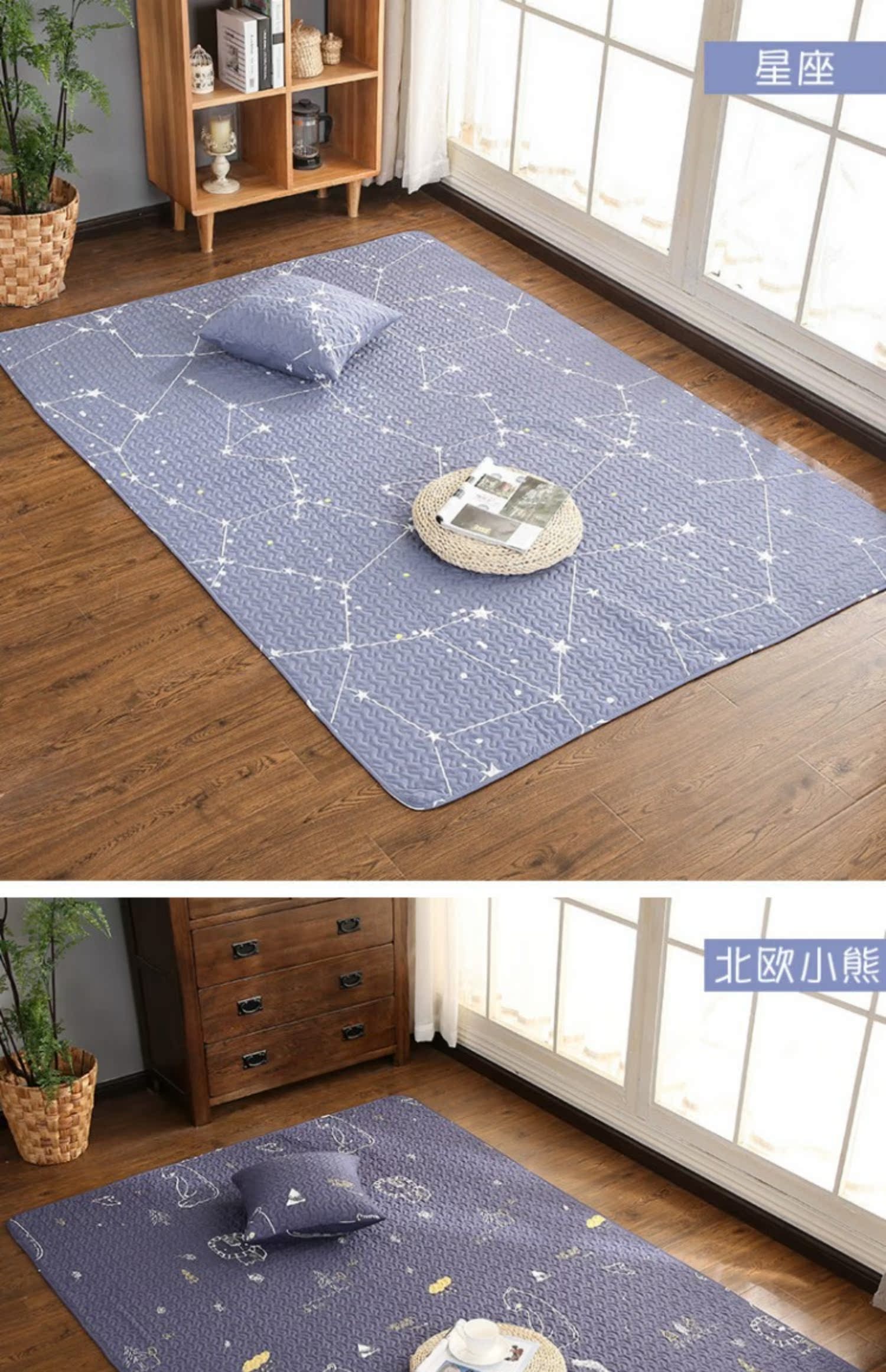 Đơn giản Nhật Bản và Hàn Quốc thảm phòng ngủ đầu giường chăn phòng khách bàn cà phê mat dễ thương bay cửa sổ sofa đệm máy giặt mat - Thảm thảm trải giường mùa đông