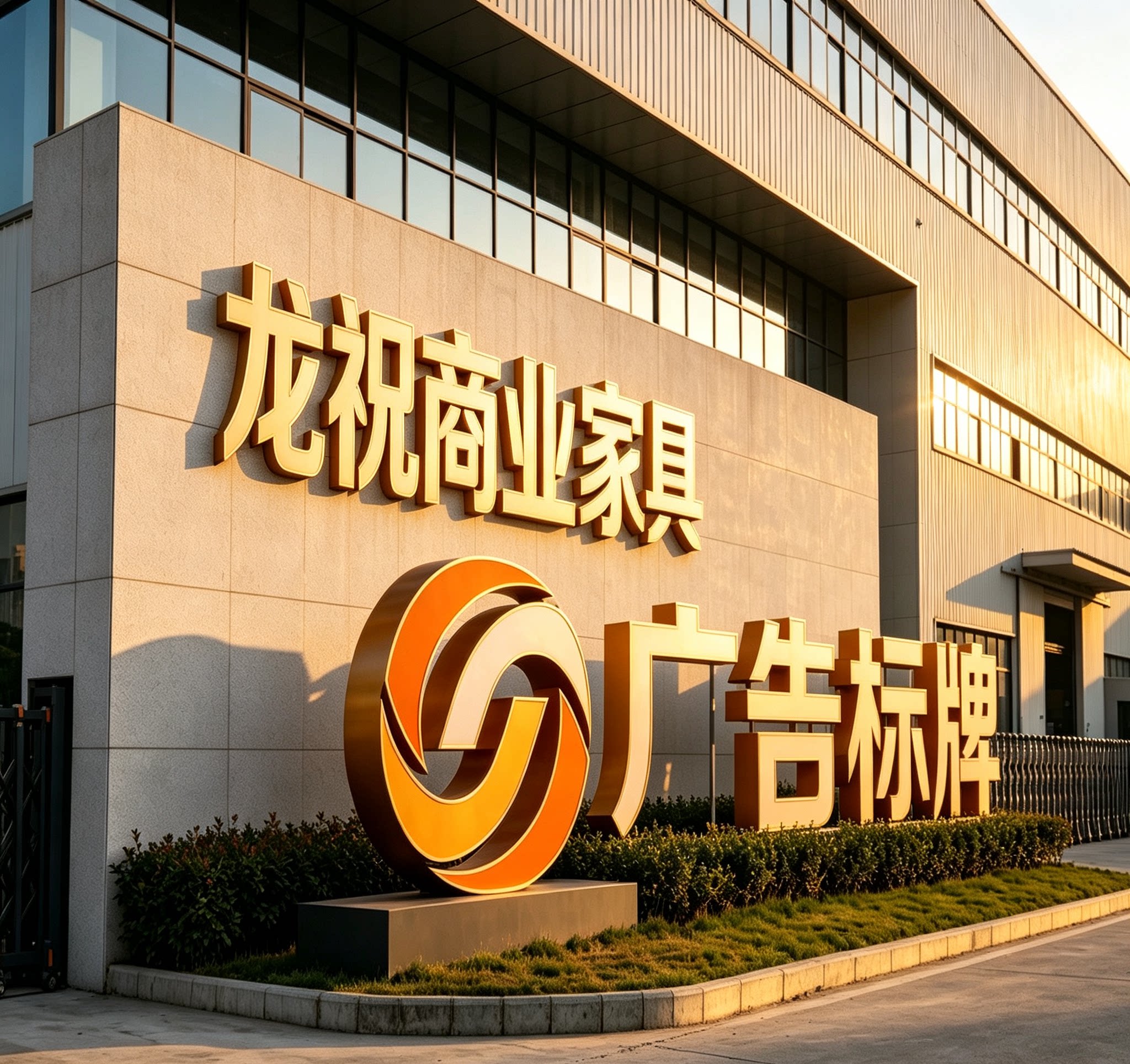 成都龙祝标识标牌工厂店
