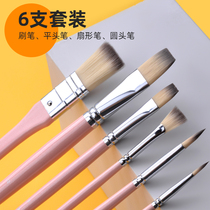 Yalida nylon hair watercolor stroke pen set Watercolor pen Professional art painting art students special hand-painted wall