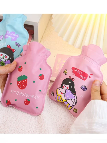 Мультяшная емкость для воды из ПВХ для детского сада, грелка для рук, увеличенная толщина, подарок на день рождения, делается под заказ, с печатью вашего логотипа