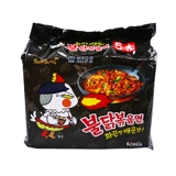 Южная Корея импортировала Sanyang Super Hot Turkey Loodle Instant Loodles 140GX5 Пряная куриная аромата сухой сухой лапша лапши Варенная лапша фаст -фуд