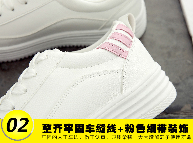 Giày đế dày có đế dày Muffin nữ phiên bản Hàn Quốc 2018 xuân mới giầy converse nữ