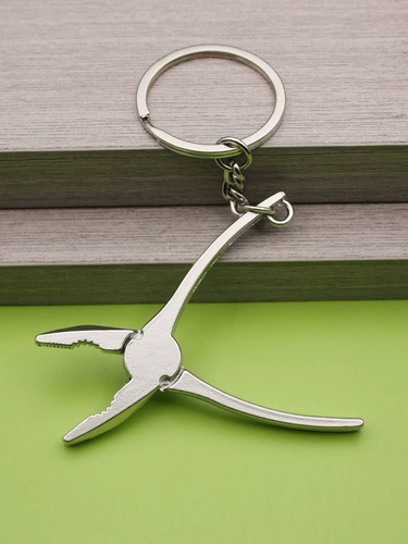 Маленькие изысканные плоскогубцы для ключей с застежкой, креативный брелок, подарок на день рождения
