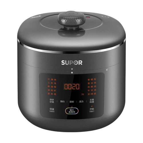 Supor Electric Pligert Home Intelligence 5L Большой пропускной способность двойной желчник Электрическая плита с высокой напряжением 3-4 человека многофункциональная рисоватка