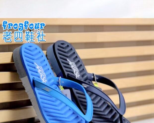 Old bốn câu lạc bộ giày Skechers Skechers đệm đàn hồi cao Dép thể thao Velcro 54262 / BKW 54256 dép nike jordan