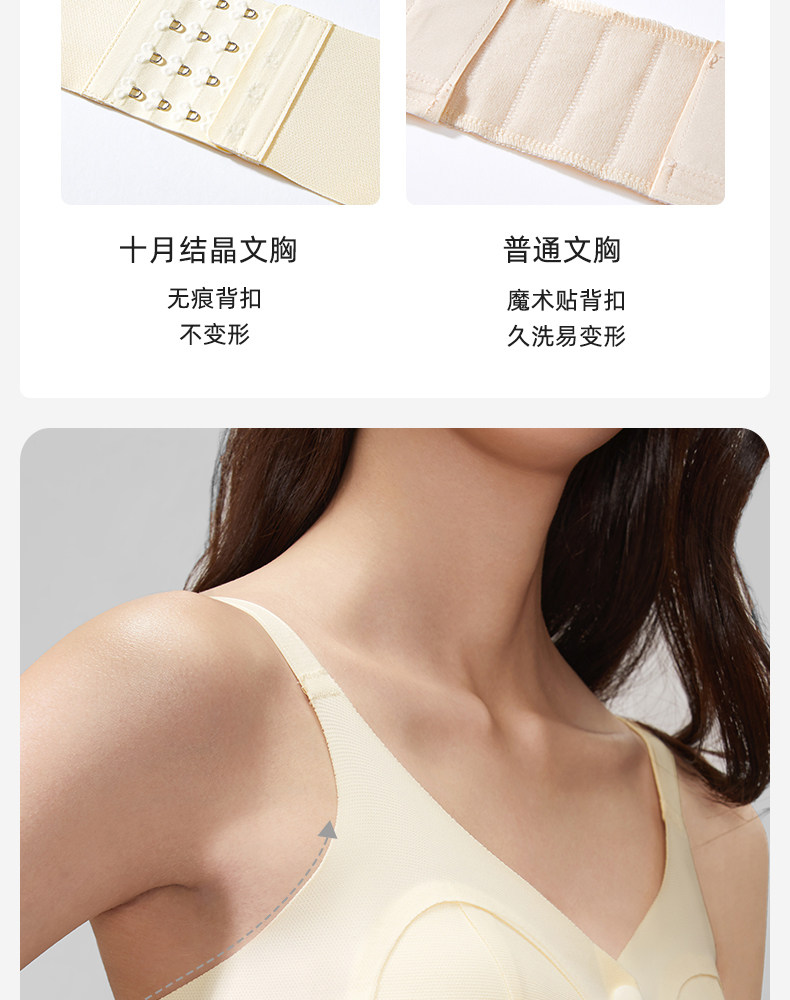 十月结晶哺乳内衣孕妇产后喂奶专用胸罩哺乳吸奶器内衣免手扶文胸 — 15