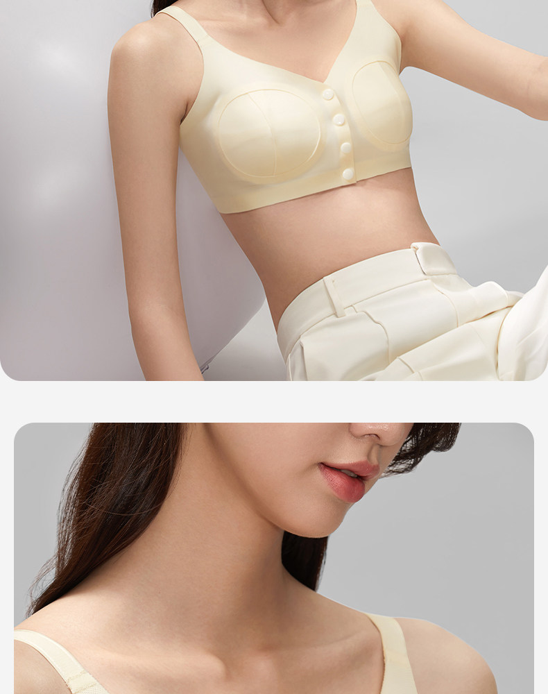 十月结晶哺乳内衣孕妇产后喂奶专用胸罩哺乳吸奶器内衣免手扶文胸 — 7