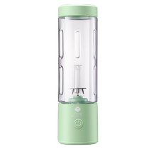 (U First Review) Octobre Presse-agrumes en cristal Petit électrique portable Mini multifonction pour bébé Coupe de fruits