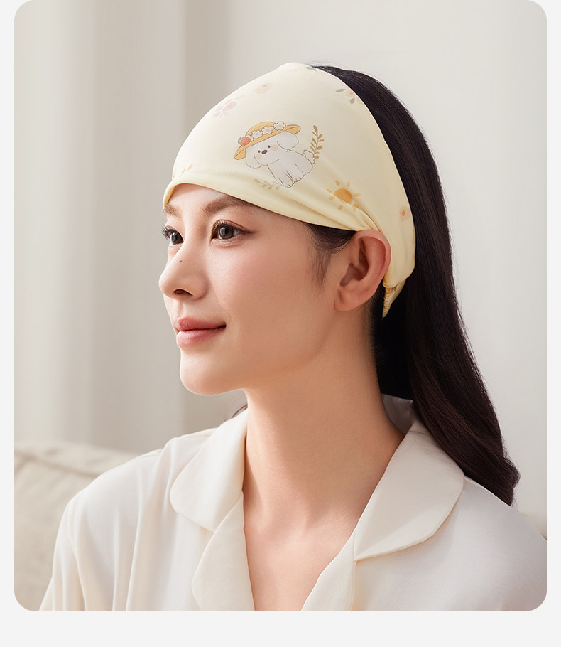 十月结晶孕妇发带头巾月子帽子产后秋冬四季款眼罩纯棉发箍女防风 — 24