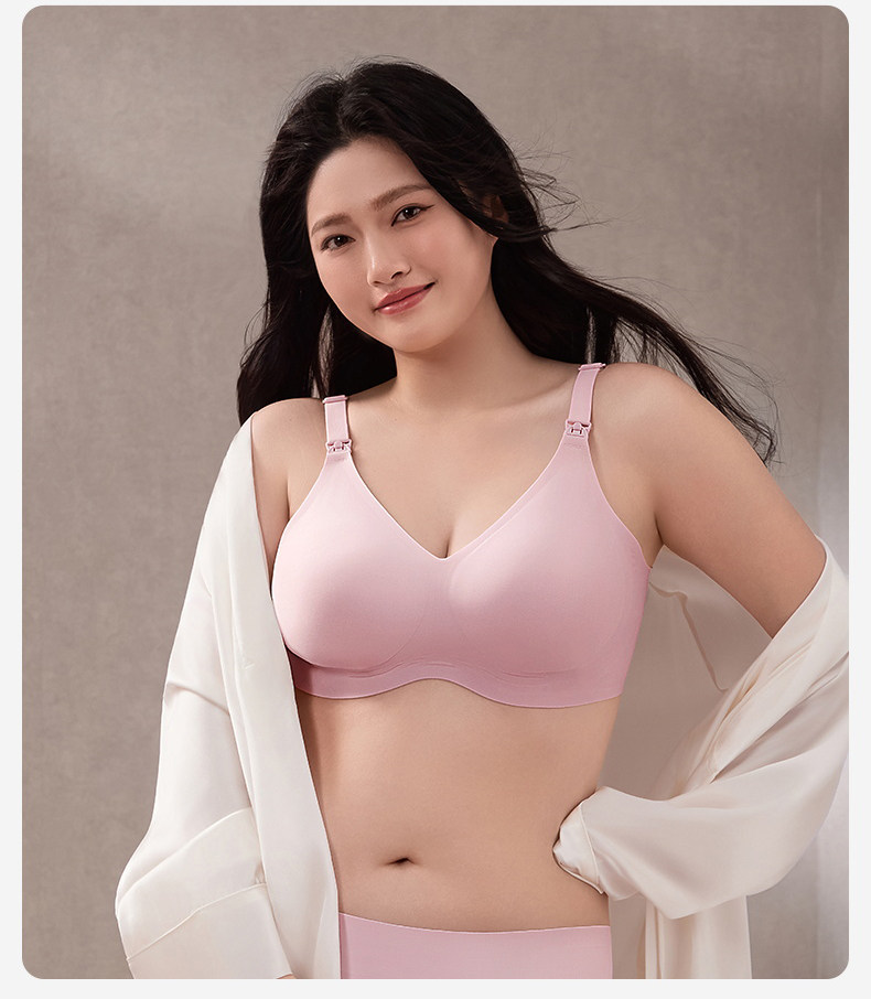 十月结晶孕妇内衣无痕女固定杯产后哺乳防下垂大胸专研大码文胸罩 — 41