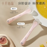 十月结晶 Детская ложка, ковш для новорожденных для кормления, посуда