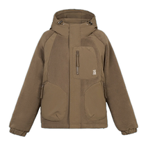 Duck down jacket for men and women 2024 new short hooded Korean style fashionable warm jacket T