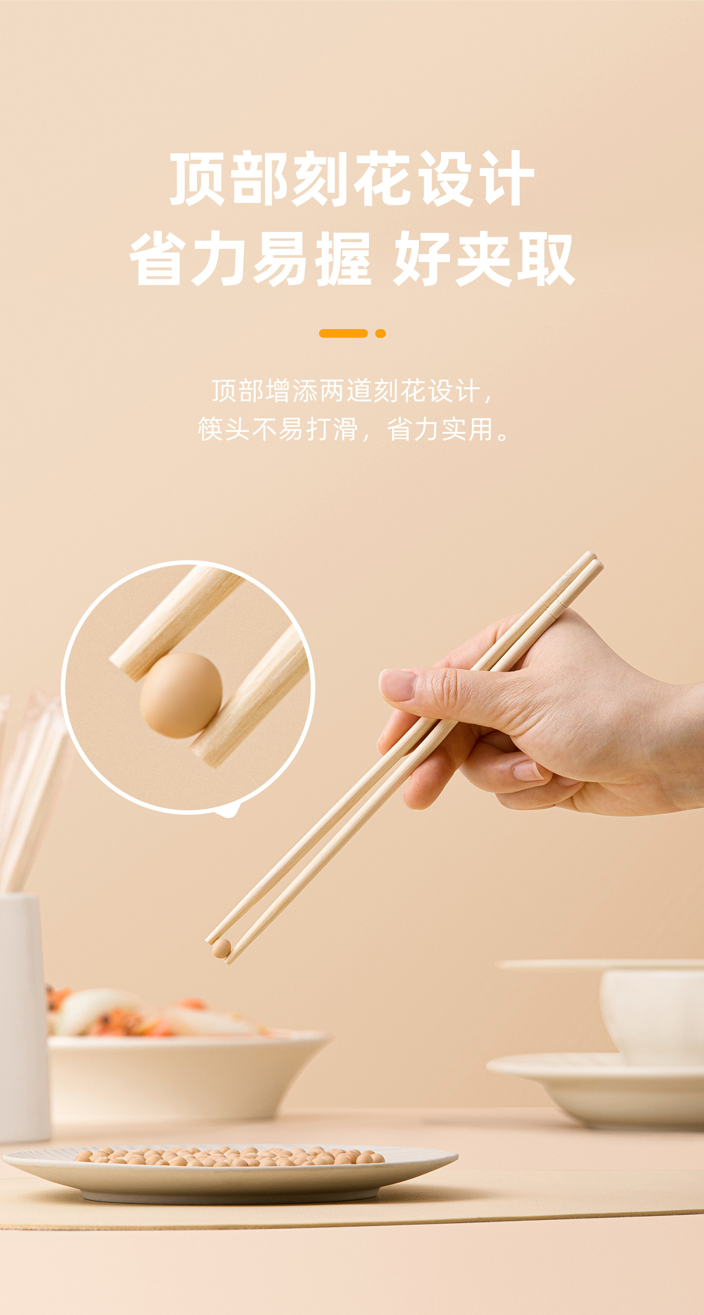 茶花 一次性筷子 100双 【每双独立包装】大包干净竹筷节家庭亲朋日常聚餐具