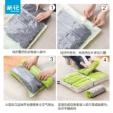 Camellia Compressed Bag Home Home Draving Back Bagage Box Выделенные сумки и вакуумная сумка для одежды без каких -либо накачивающих рулонов