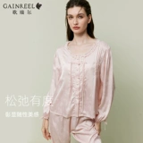 Весенняя пижама, дышащий лонгслив, комплект, 2025 года, китайский стиль