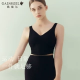 Поддерживающее спортивное нижнее белье, майка топ, бюстгалтер, топ с чашечками, красивая спина