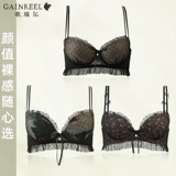 Мягкое дышащее кружевное нижнее белье, поддерживающий бюстгальтер пуш-ап, бюстгальтер-топ