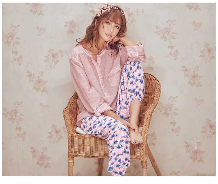 Pyjama pour femme GAINREEL    à manches longues - Ref 2992592 Image 8