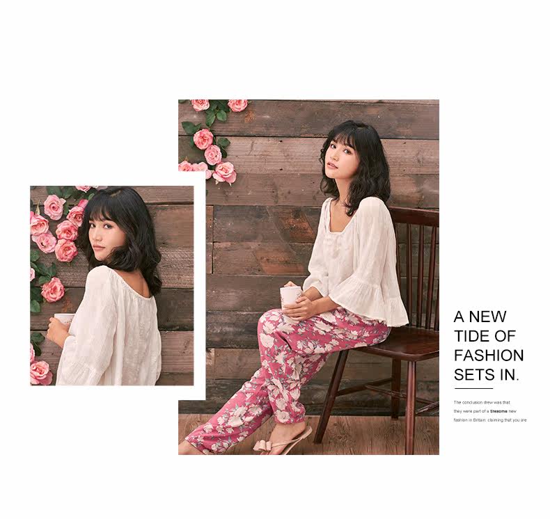 Pyjama pour femme GAINREEL    à manches - Ref 2992594 Image 10