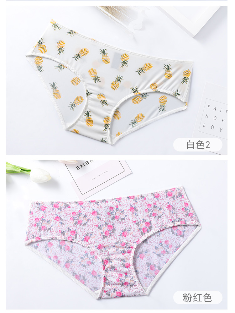 Roger mới thời trang gợi cảm ngọt ngào dễ thương boxer thoải mái giữa eo cô gái đồ lót 180787A quan lot ren 