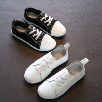 Live-skin children's little white shoes girl shoes Korean version of spring and autumn boy sports shoe leisure shoes baby soft-bottomed shoes girl