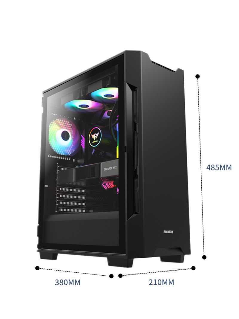 Designer's Dedicated Computer Host I7 Video Editing Graphics Workstation Drawing 3D Rendering Water-Cooled Desktop Office