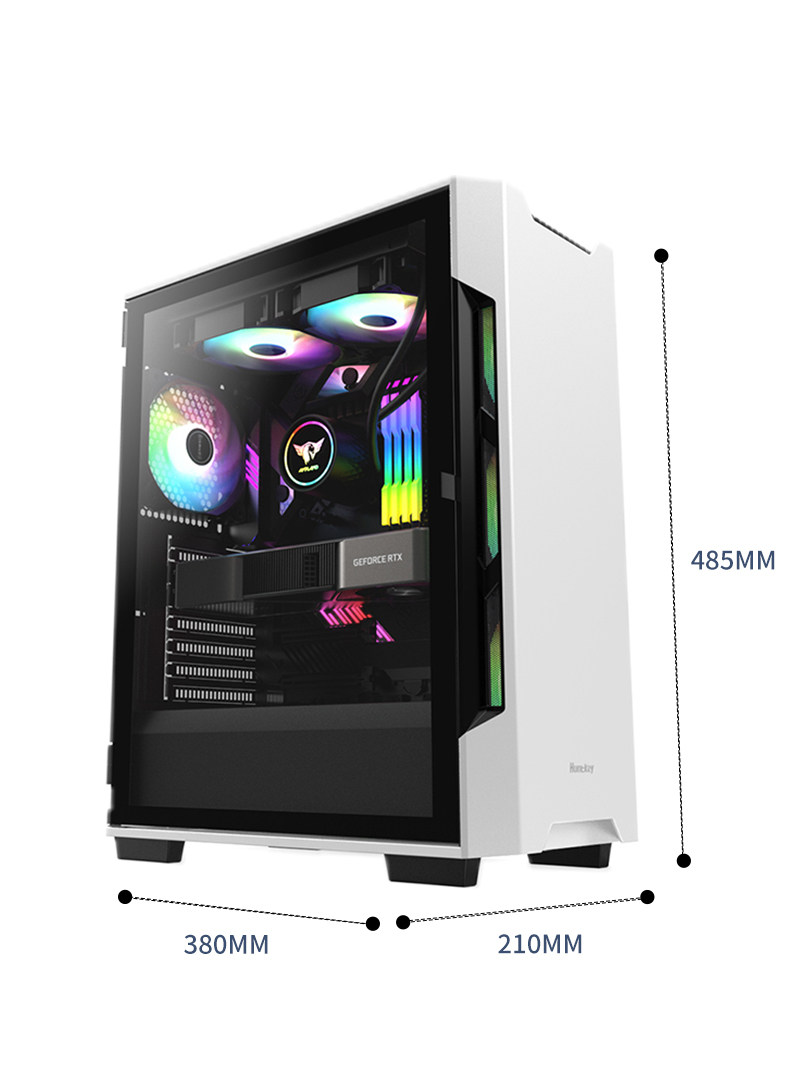 Designer's Dedicated Computer Host I7 Video Editing Graphics Workstation Drawing 3D Rendering Water-Cooled Desktop Office