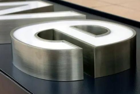 Stainless steel light box characters-Taobao