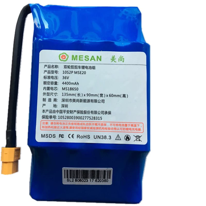 Thông minh cân bằng somatosensory pin xe chân 4.4AH36V Pin Samsung pin vặn xoắn trôi xe lithium pin - Smart Scooter