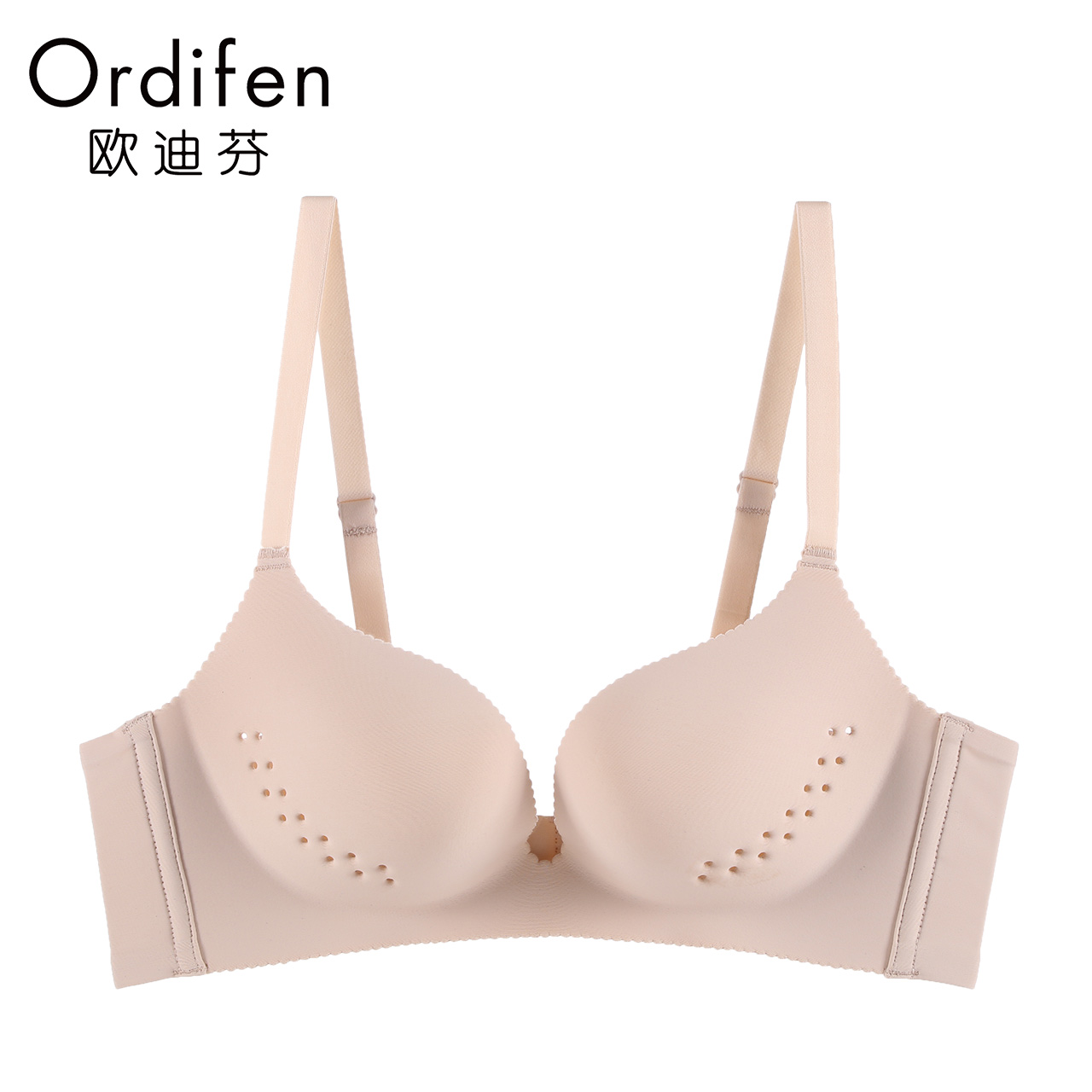 Odiffin Cave Cup thở womens đồ lót một dải ánh sáng và một khuôn mặt hoàn toàn thoải mái áo ngực không có vòng thép áo ngực XB8218