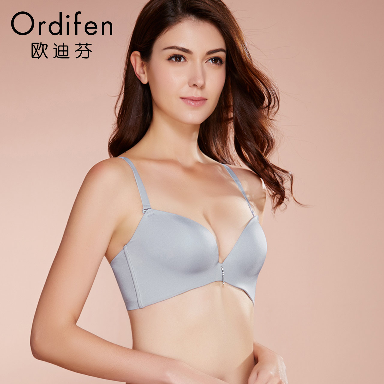 Odins áo ngực mới womens đồ lót womens OB6504S áo ngực một mảnh bóng loáng vòng thép mặt miễn thu thập.