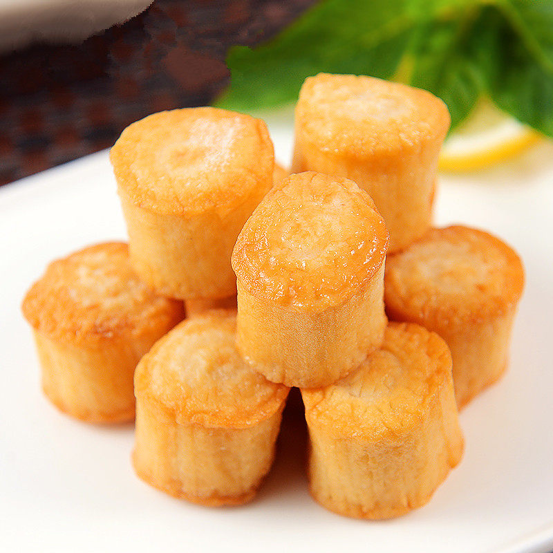 Kwantung boiled ingredients hot pot fish balls ~ skewers are good stewed Taiwanese scallop ~ scallop scallop (10 pieces)