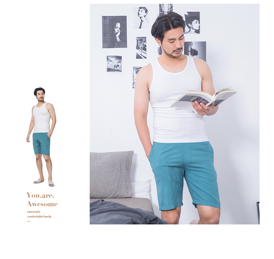 Top dưa mùa hè mới đồ vest nam đơn giản, màu đơn giản, dịch vụ nhà một mảnh nam giới có thể mặc hàng đầu bộ đồ khủng long