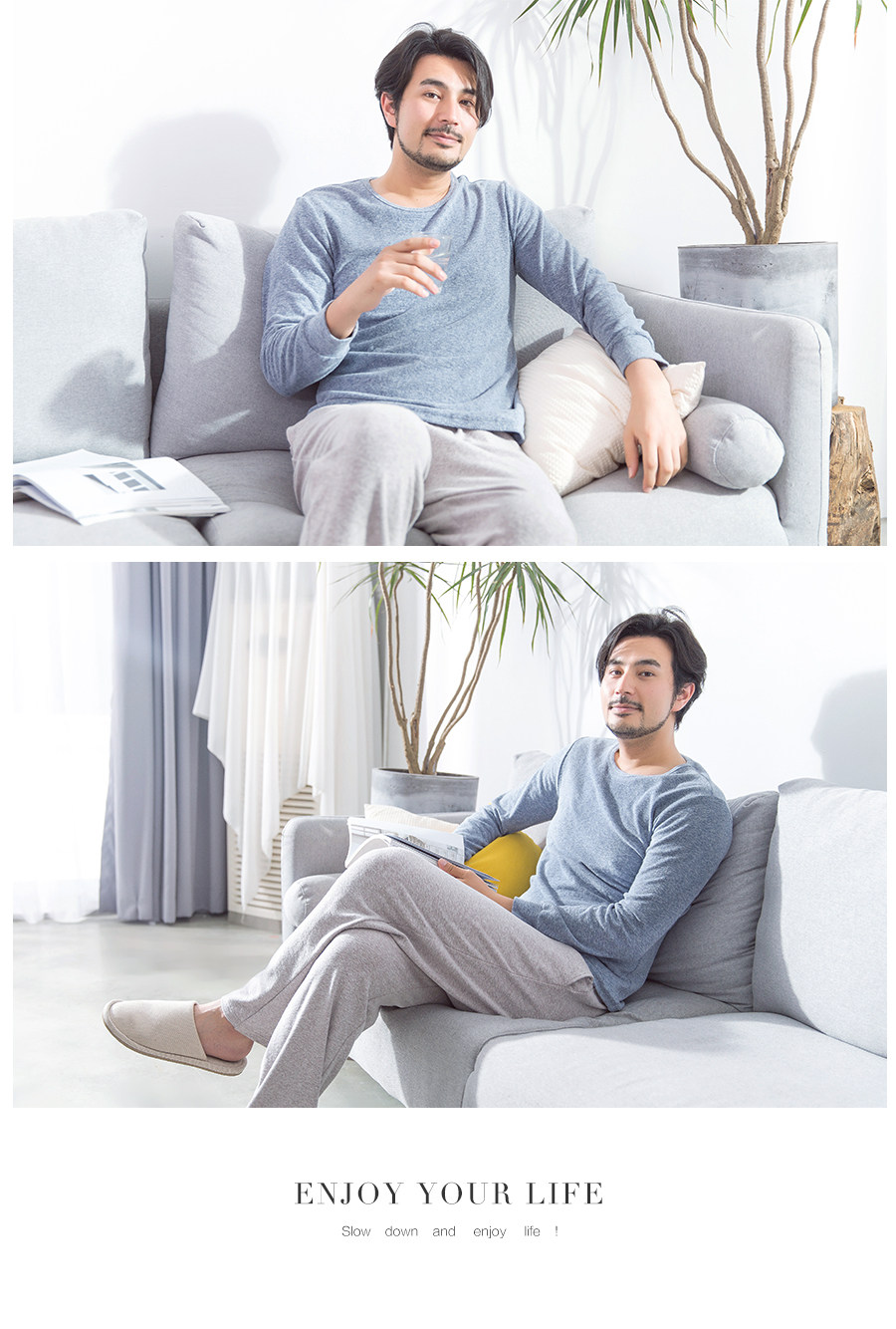 Pyjama mixte en Coton à manches longues - Ref 3005290 Image 15