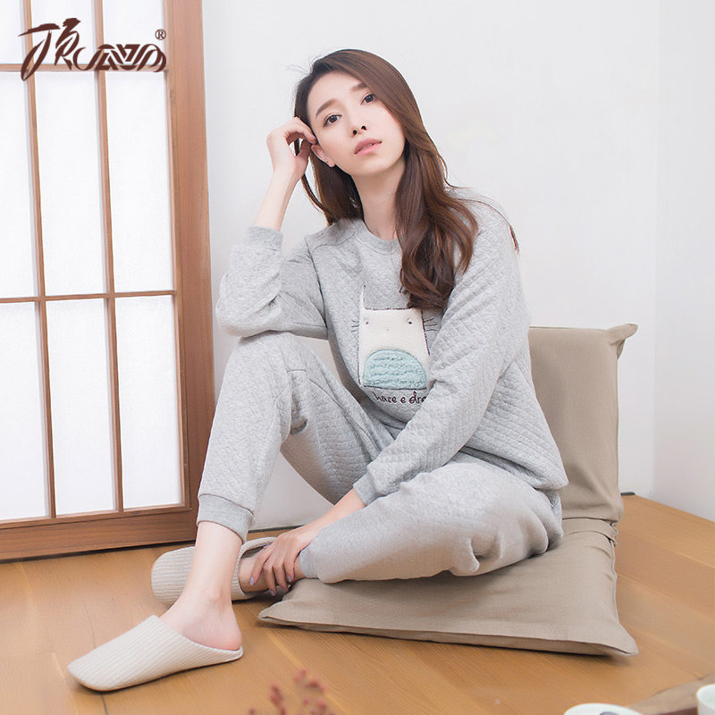 Pyjama mixte en Coton à manches longues - Ref 3005280 Image 4