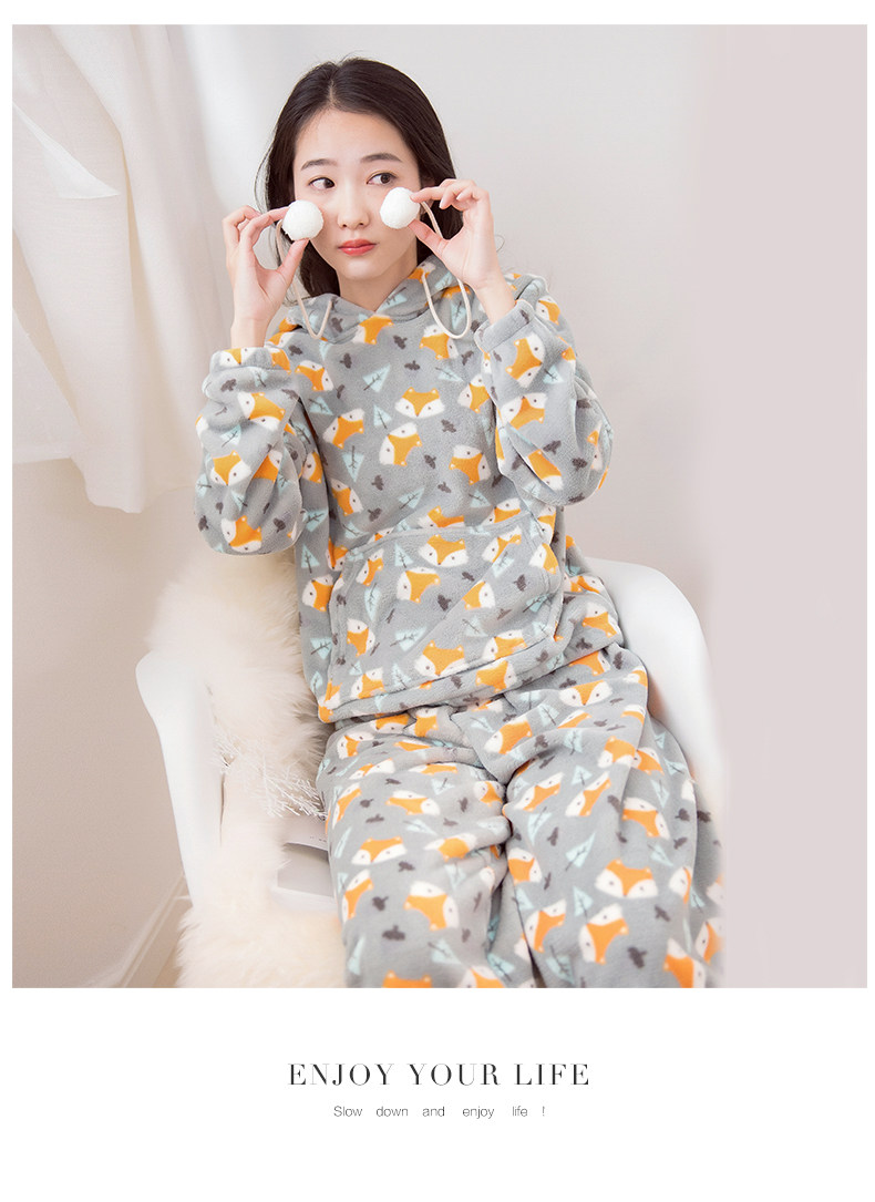 Pyjama mixte en Polyester Polyester  à manches longues - Ref 3005279 Image 13