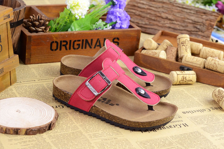 Chaussons enfants en suède pour été - semelle caoutchouc - Ref 1011526 Image 24