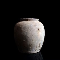 Han Dynasty sack pattern pottery pot antique cultural relics pottery old goods collection art retro home decoration