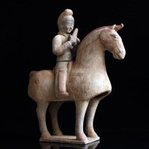 Antique Terracotta ornaments Han Dynasty musical instruments figurines Painted pottery Peoples hotel soft decoration antique collection Chinese ornaments