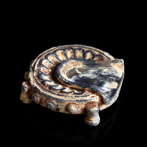 Han Dynasty Brick Inkstone Antique Pottery Study Room Four Treasures Inkstone Ornaments Antique Collection Artwork Old Goods Old Objects Decoration