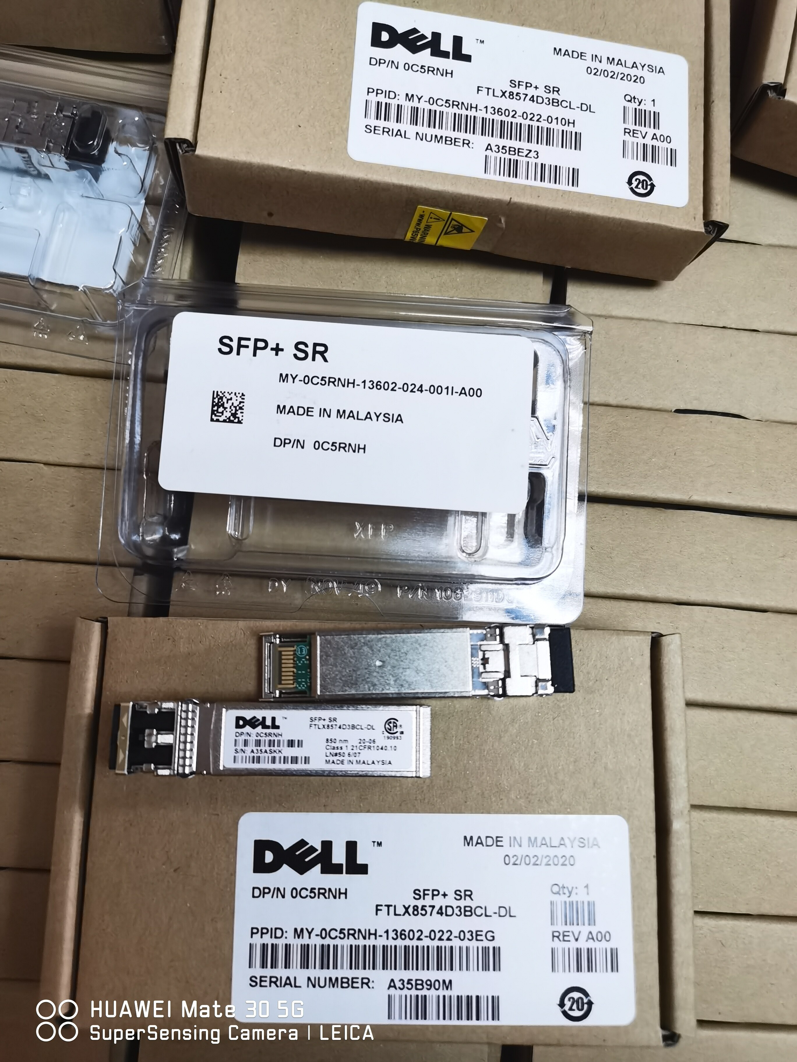 DELL 10,000 trillion optical module 10G SFP SR 0C5RNH FTLX8574D3BCL-DL 850nm 850nm spot