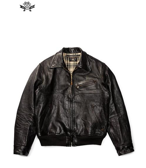 double rl leather jacket