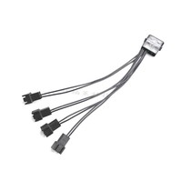 Large 4pin to fan Small 3pin power supply cable 4pin to 3pin adapter cable 4pin to one drag 3 fan cable