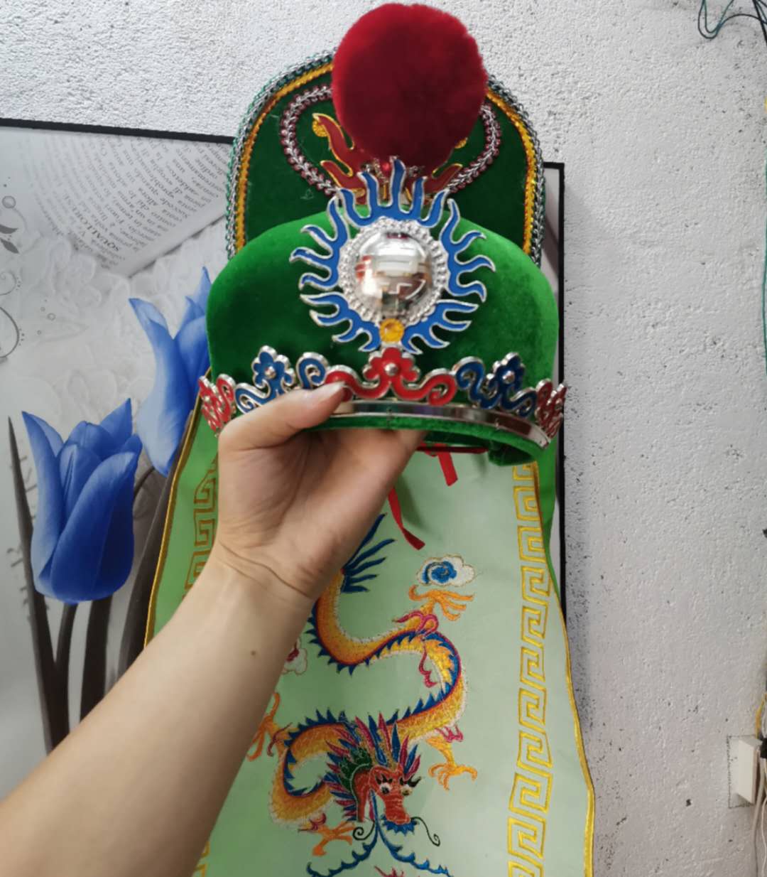 Guanku Hat Customized Saint-Jun Hat Beijing Drama Hat Helmet for Adults Wearing Marshal Hat